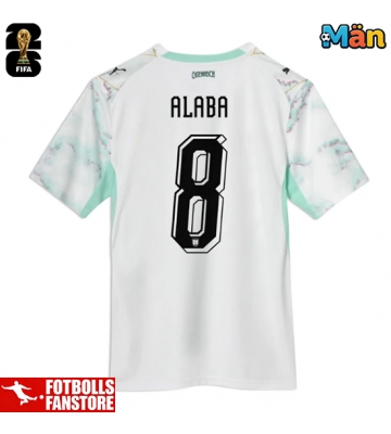 Österrike David Alaba #8 Bortatröja VM 2026 Kortärmad